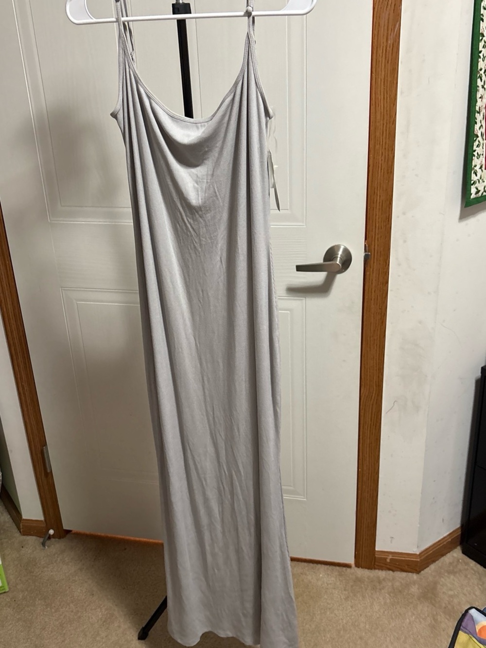 Target Gray Maxi Slip Dress